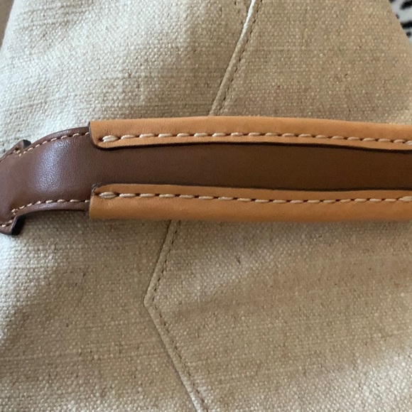 Tumi Linen and Leather Santa Monica Tote - Picture 7 of 13